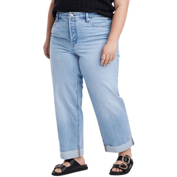 High-Rise Straight Ankle Jeans - Plus Size Capsule Wardrobe Finds from Target