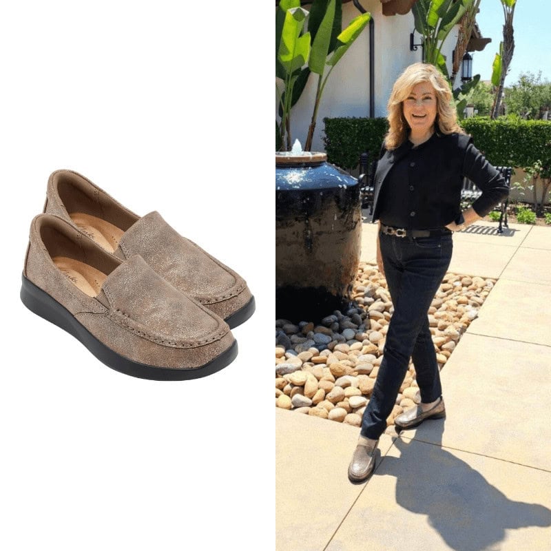 Leather-Textile Slip-Ons - QVC Secret