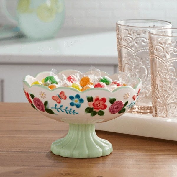 Painted Meadows Stoneware Candy Dish - 10 Under $10 Pioneer Woman