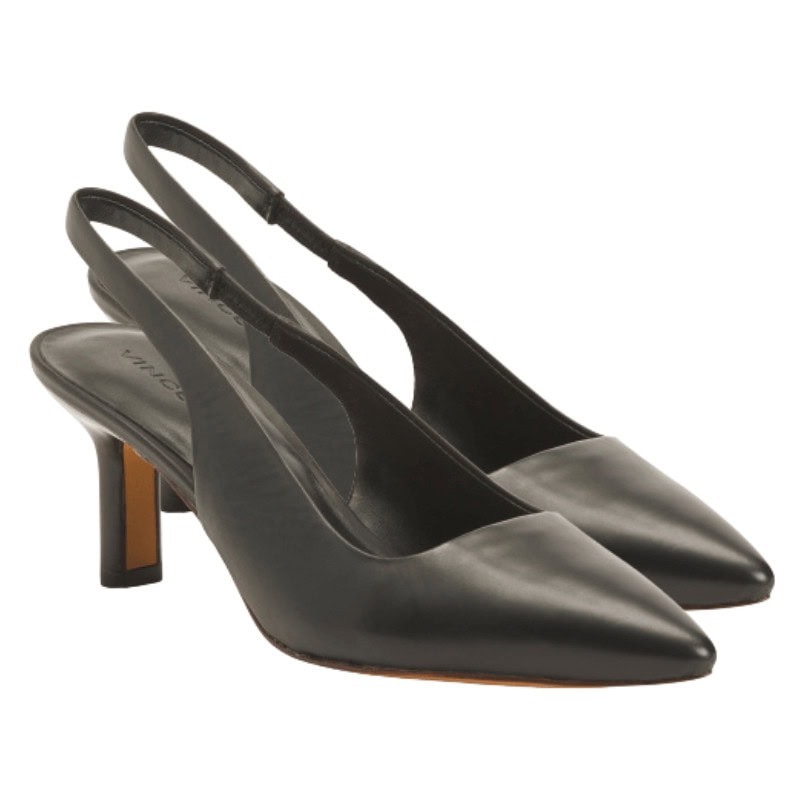 Patrice Leather Slingback Heels