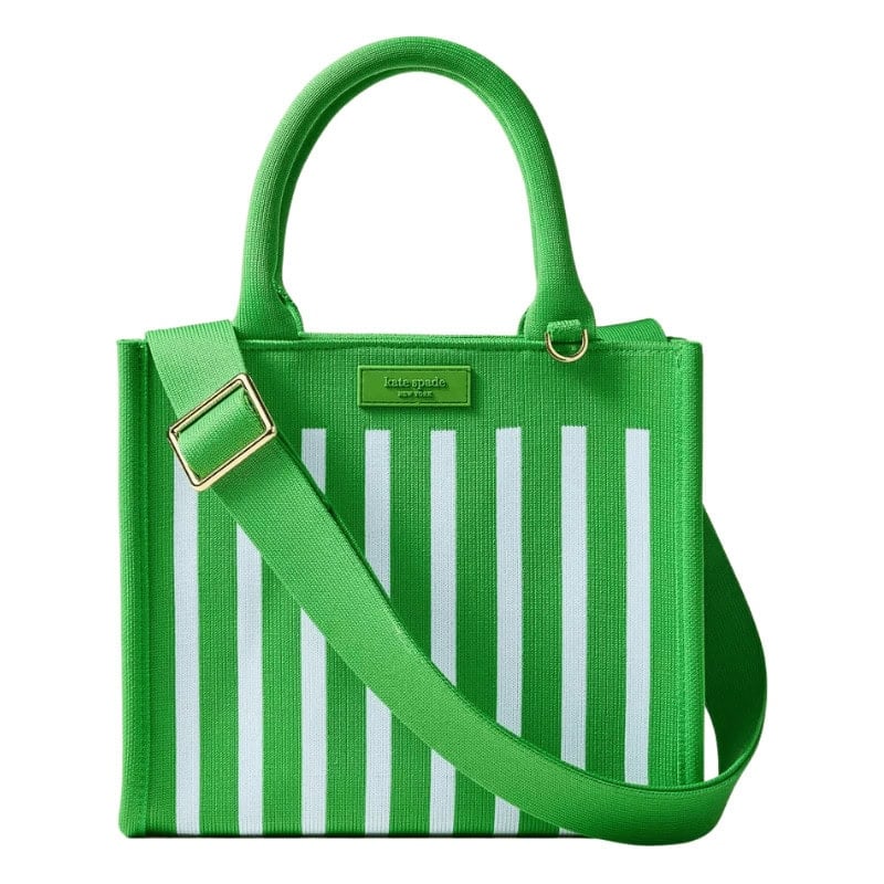 Stripe Knit Crossbody Bag