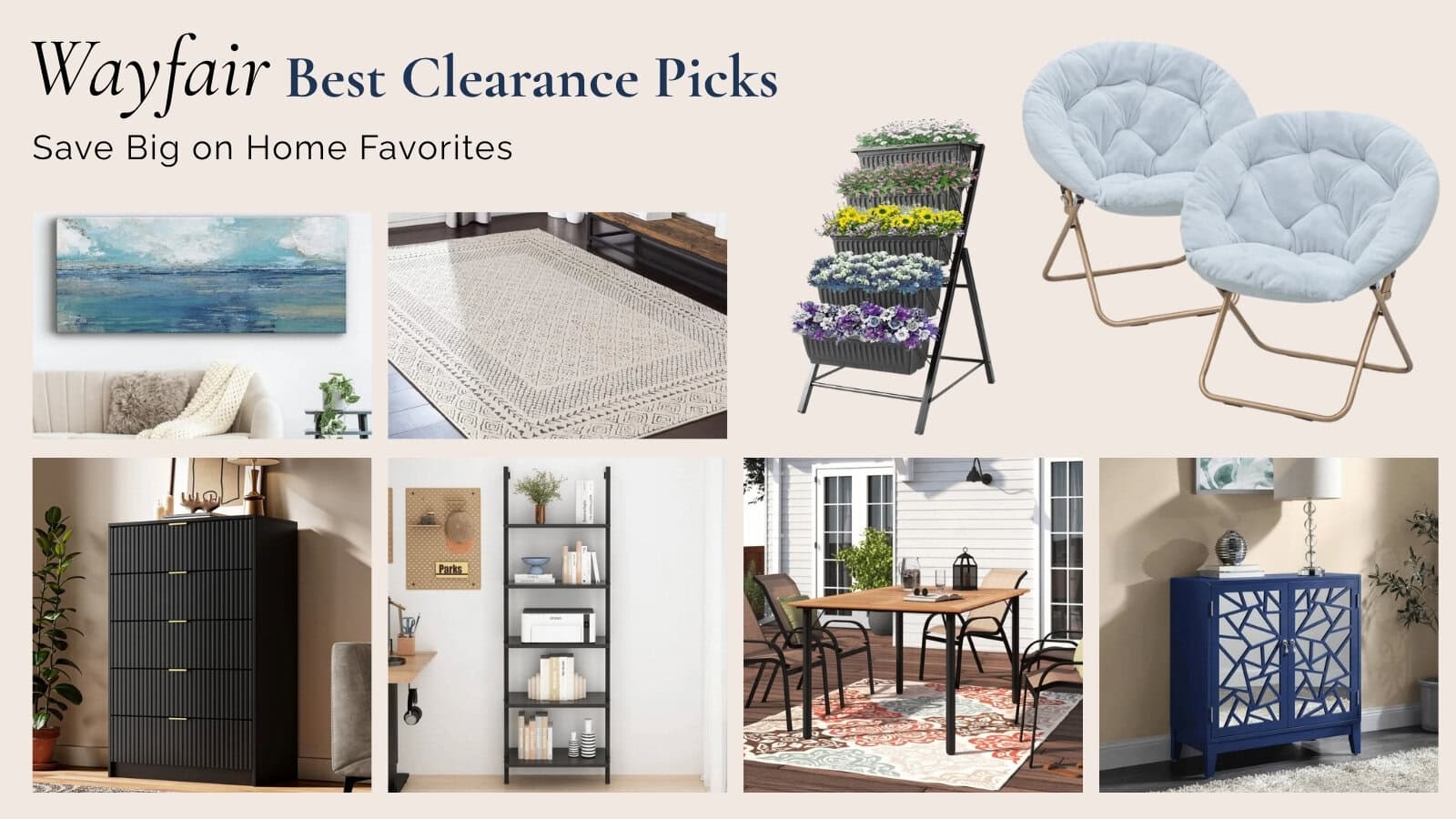 Wayfair Must-See Clearance and Closeout Finds You Can't Miss