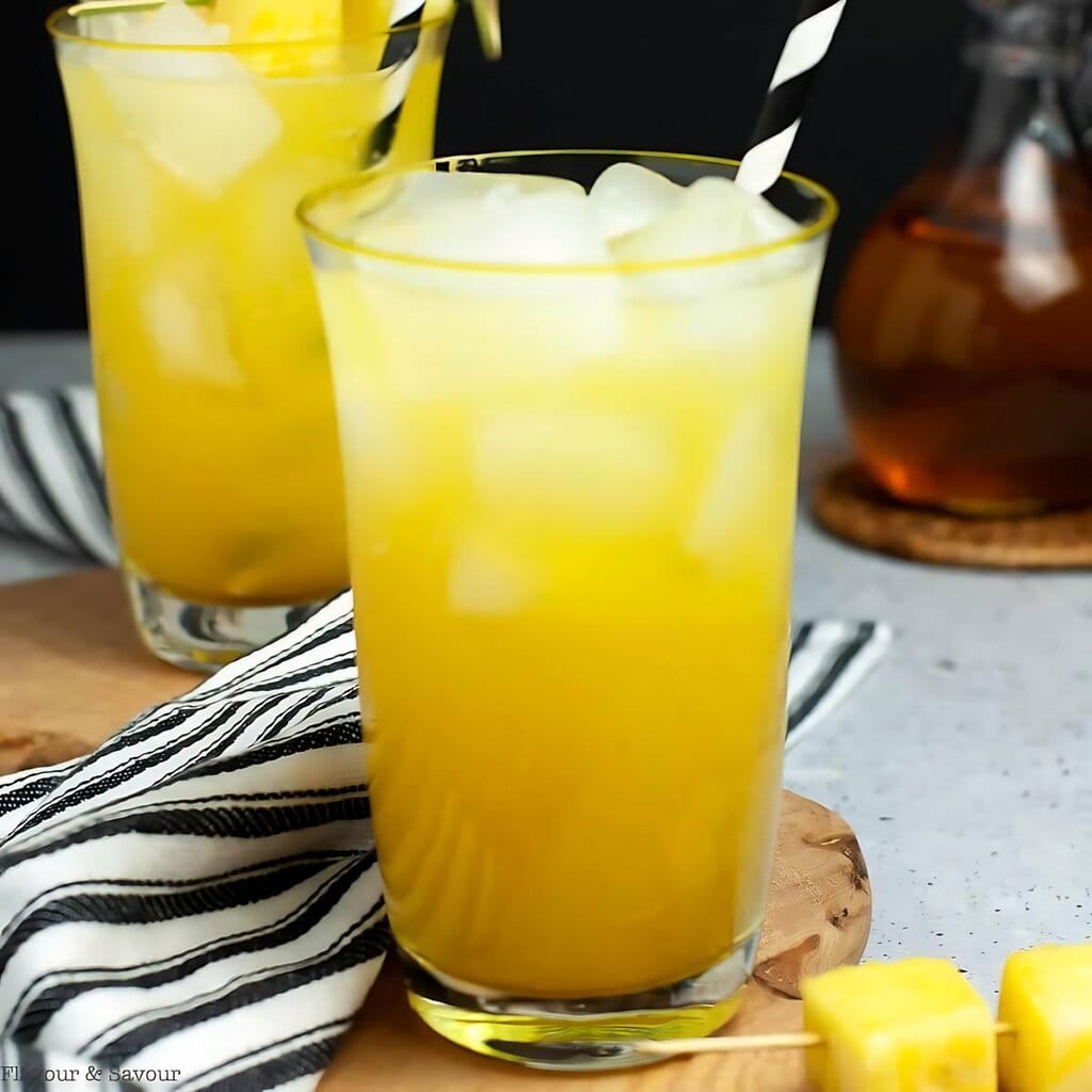 3 Ingredient Pineapple Ginger Beer Mocktail