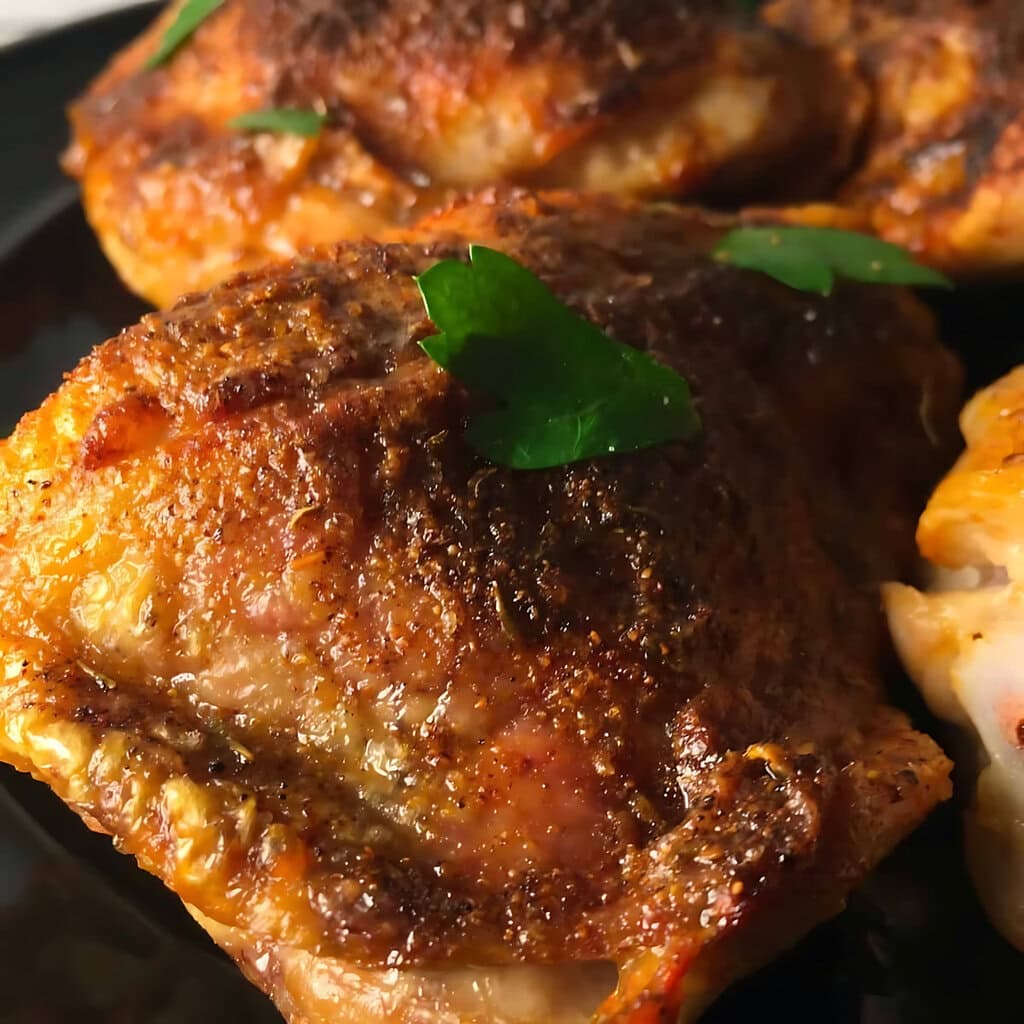Air Fryer Frozen Chicken Thighs
