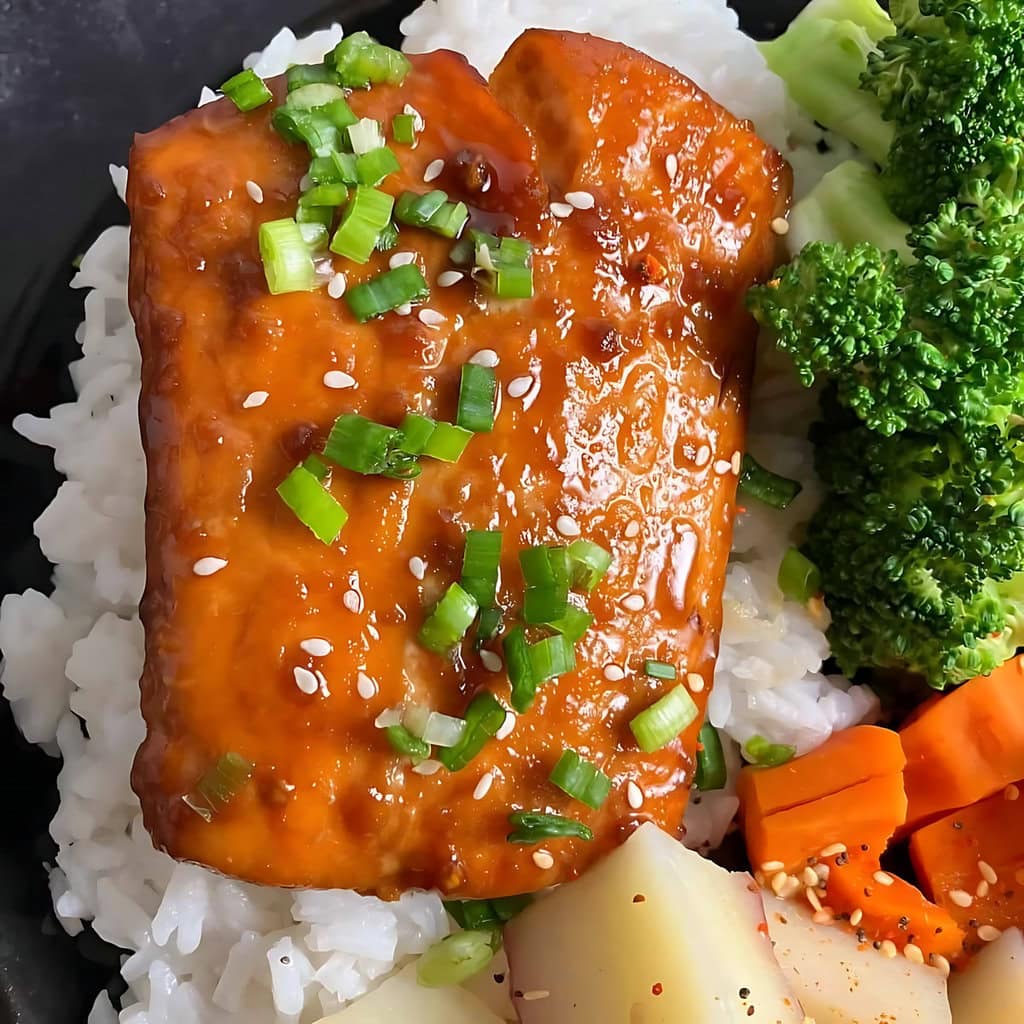 Air Fryer Teriyaki Salmon
