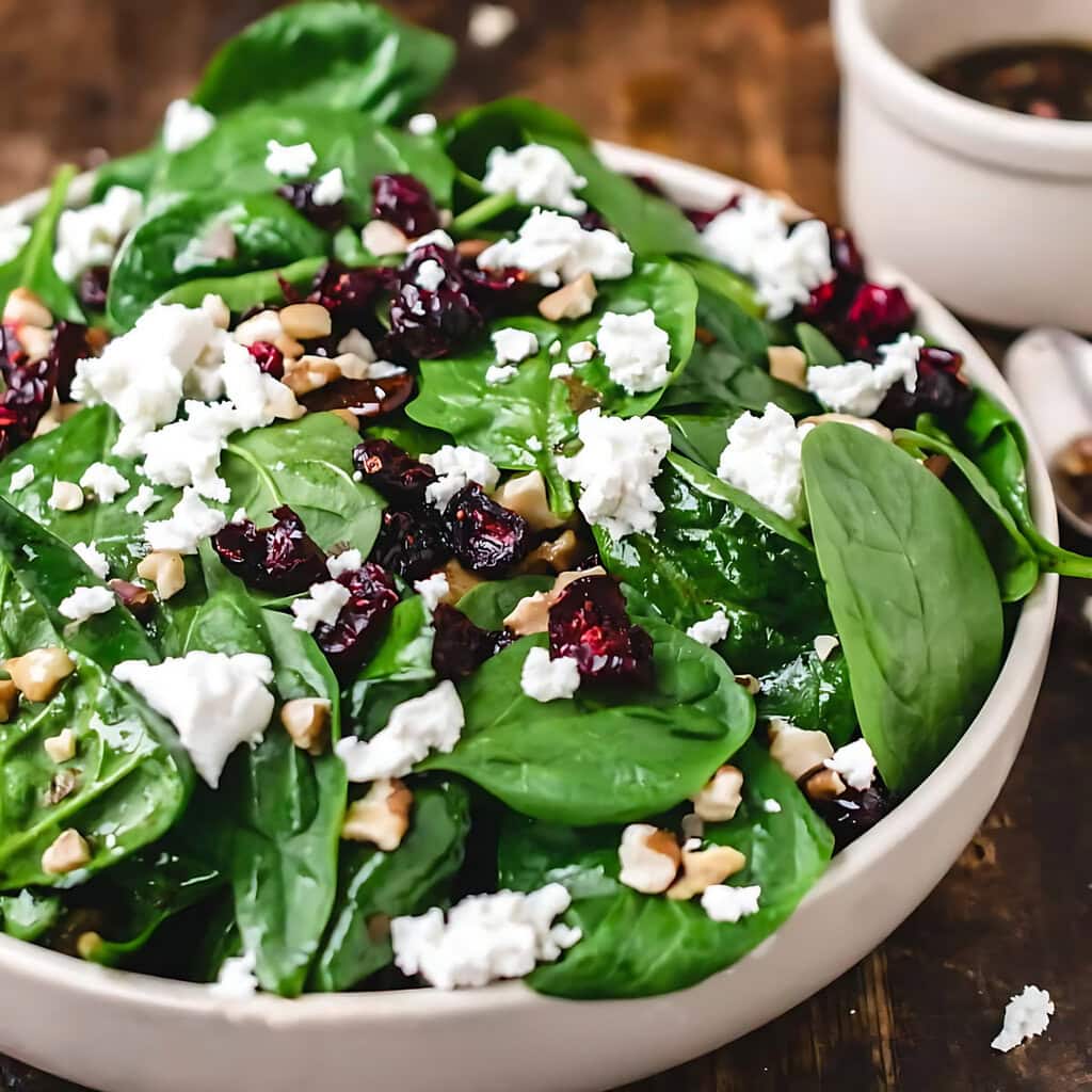 Asian Pear Goat Cheese Salad W Honey Vinaigrette