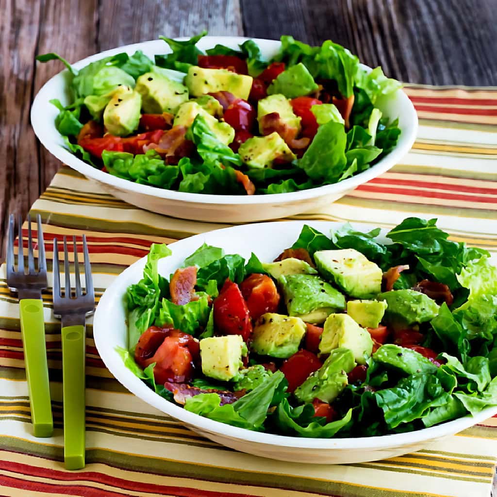 Bacon Lettuce Tomato And Avocado Salad