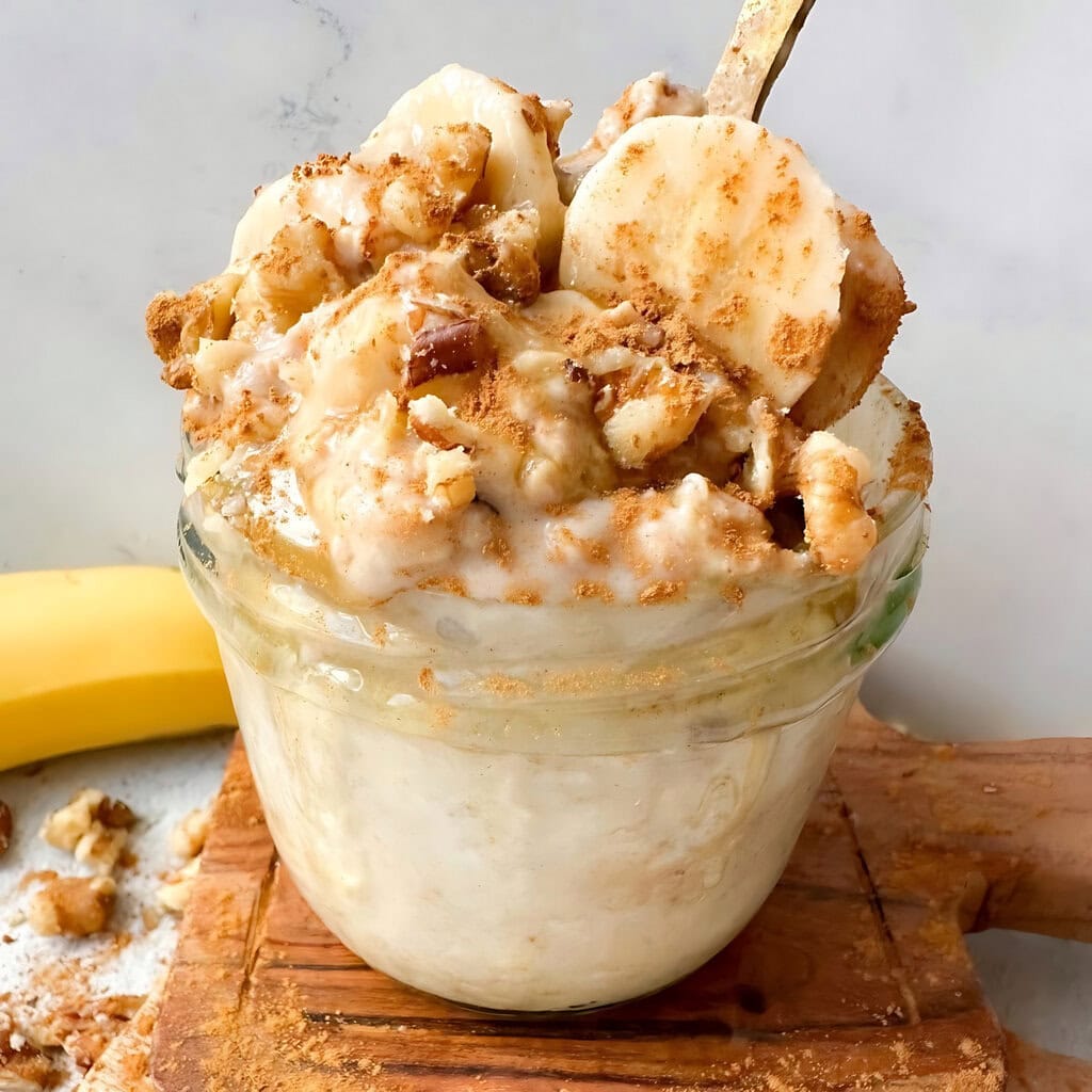 Banana Bread Overnight Oats