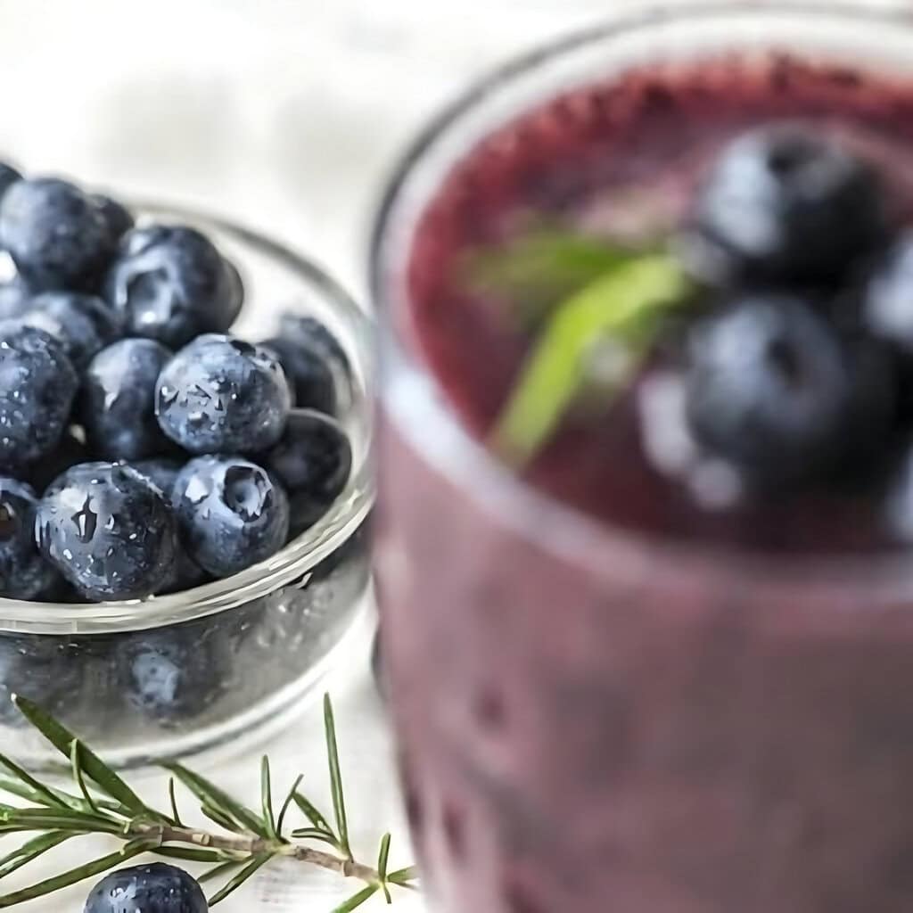 Blueberry Protein Smoothie Greek Yogurt