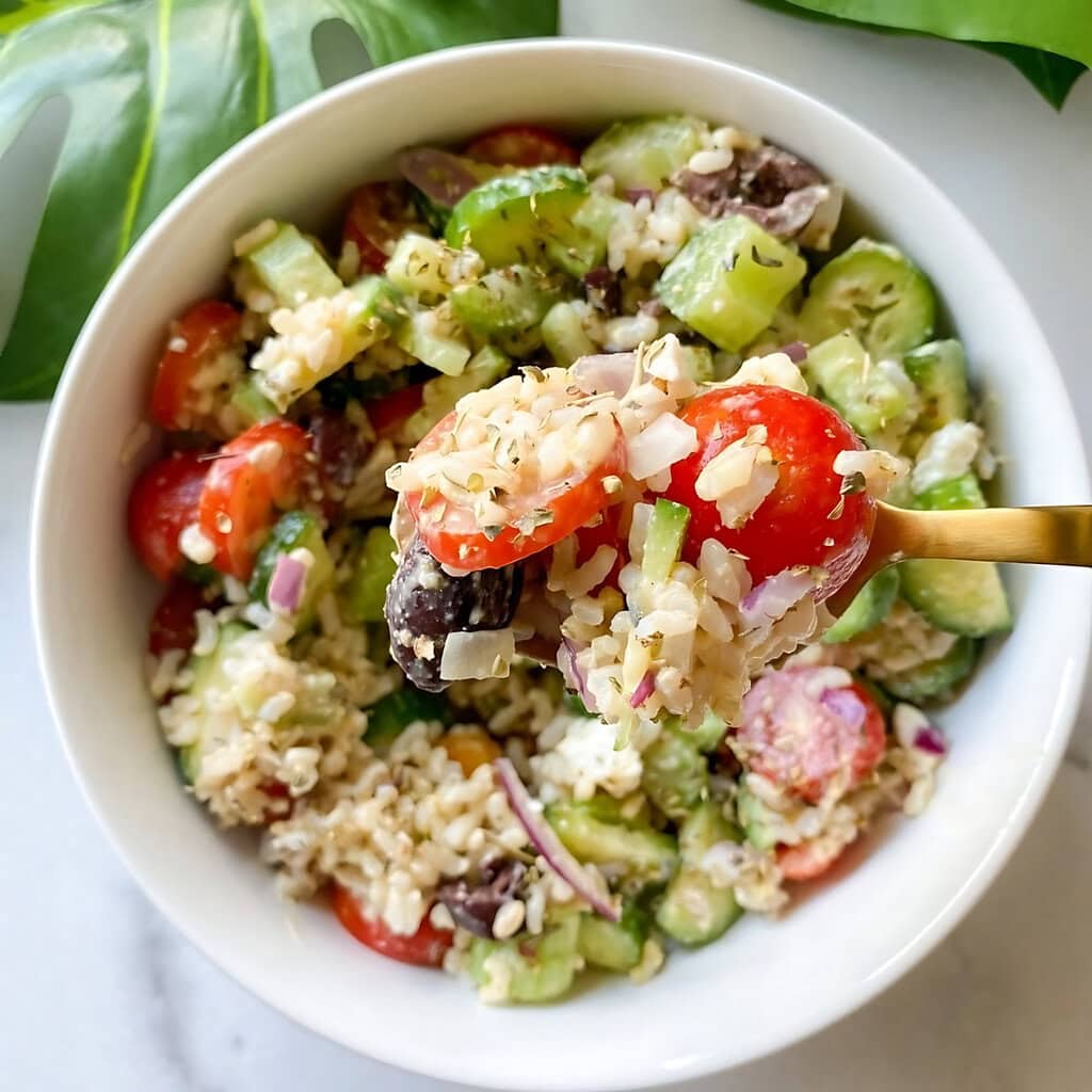 Brown Rice Summer Salad