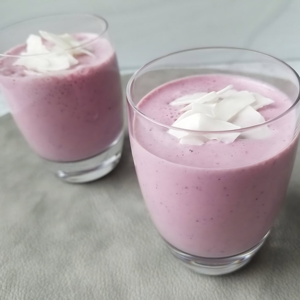 Cherry Ginger Smoothie With Greek Yogurt