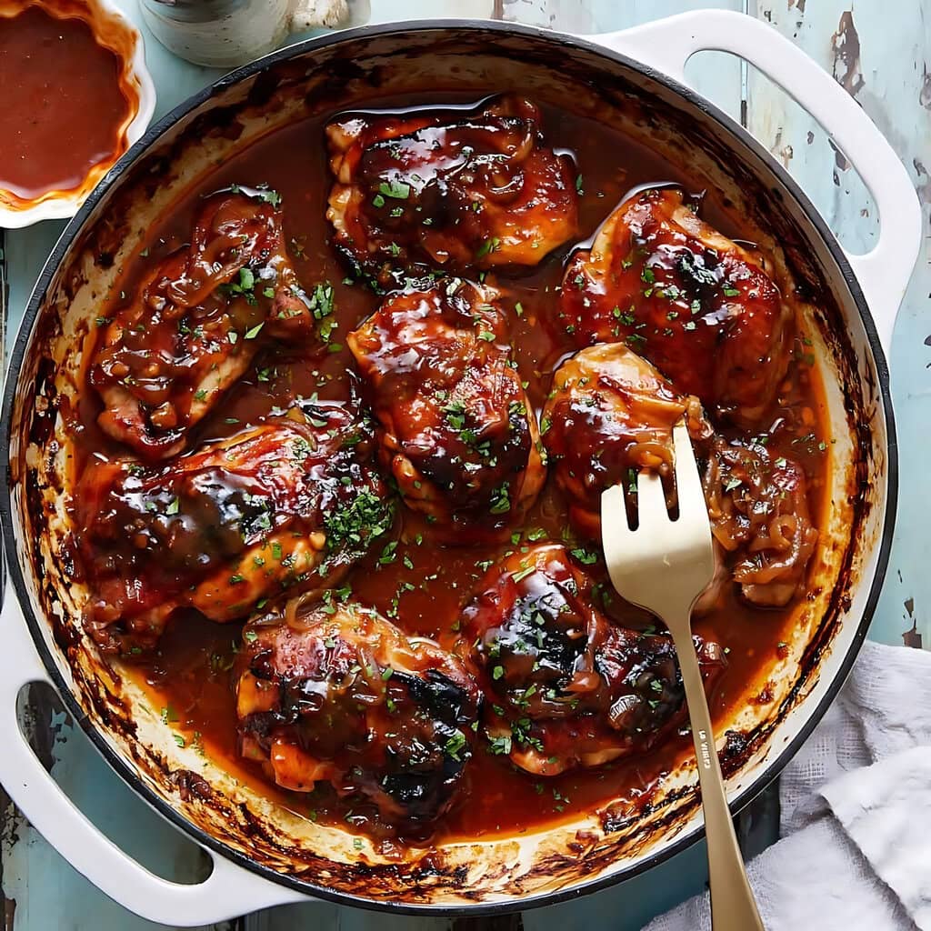 Dutch Oven Bbq Chicken