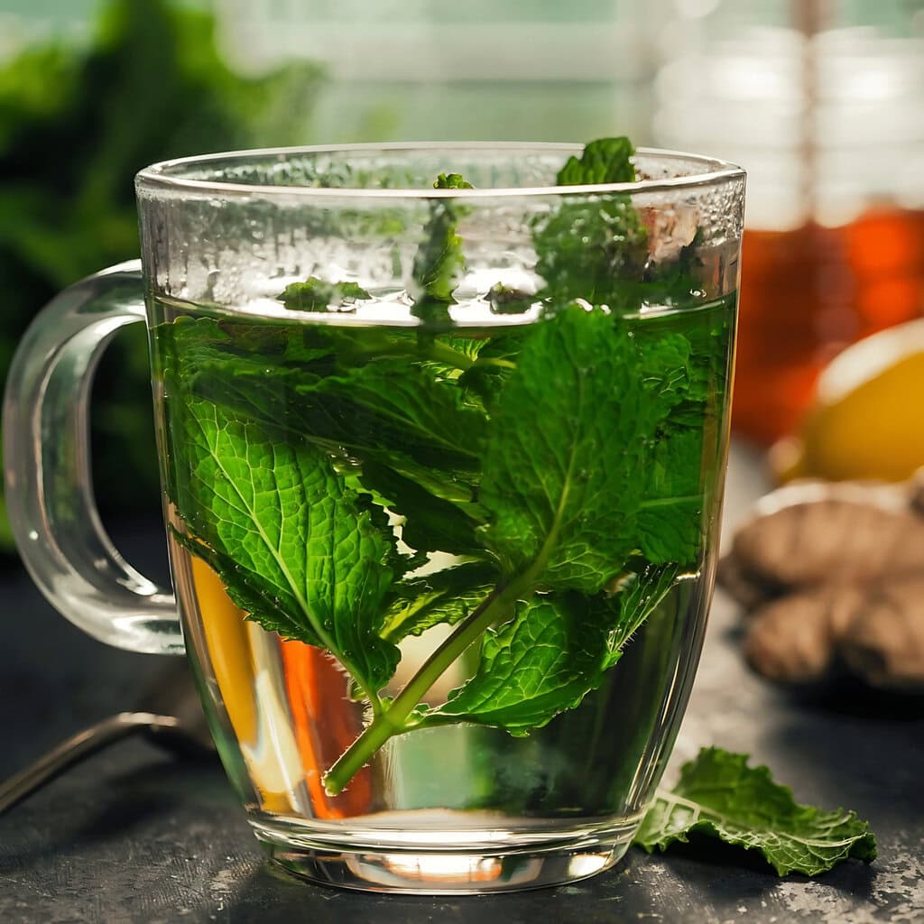 Easy Fresh Mint Tea Hot Or Iced