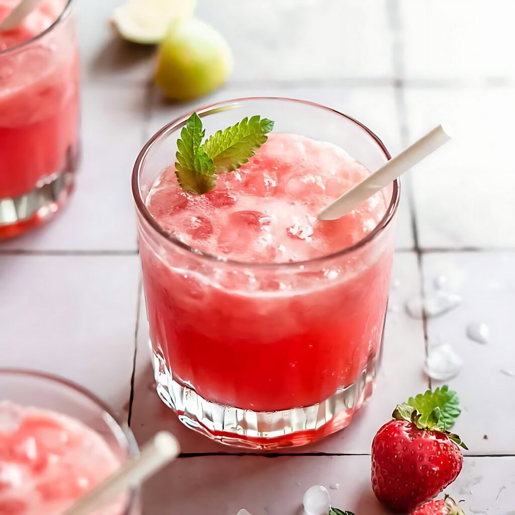 Easy Watermelon Mojito Mocktail