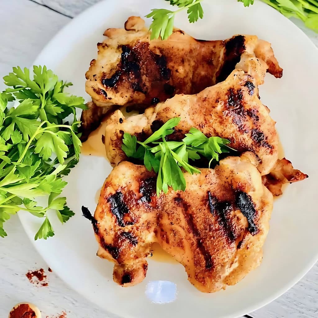 Grilled Boneless Skinless Chicken Thighs
