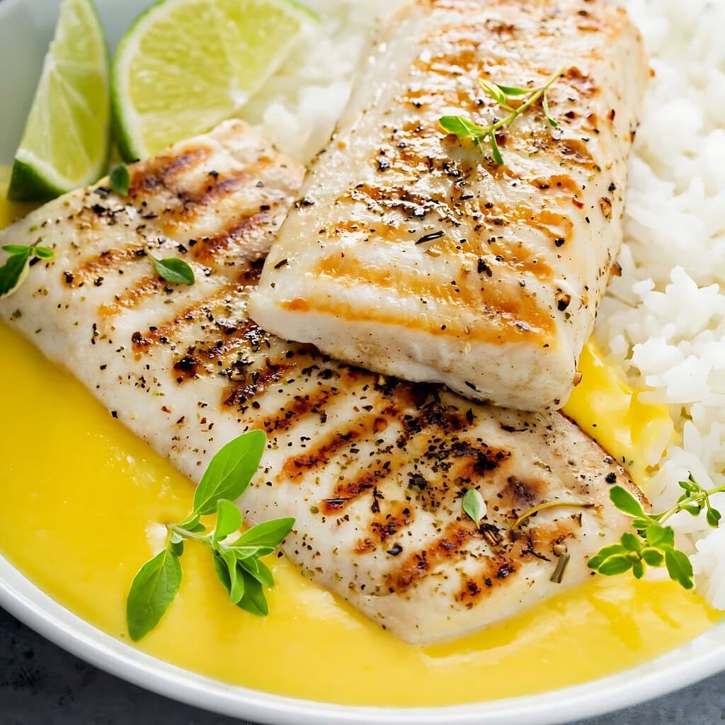 Grilled Mahi Mahi Mango Lime Sauce 