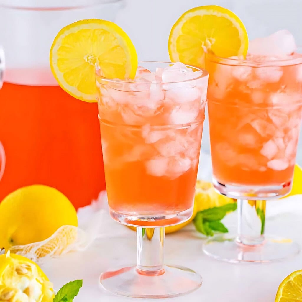 Homemade Pink Lemonade