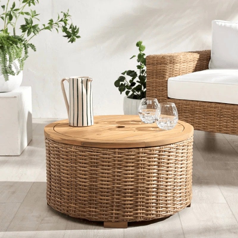 Maddie Acacia Outdoor Coffee Table - Big Style in a Small Space