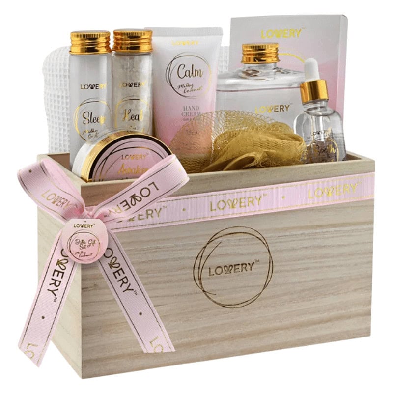 Milky Coconut Home Spa Body Care Gift Set - Mother's Day Gifts To Send