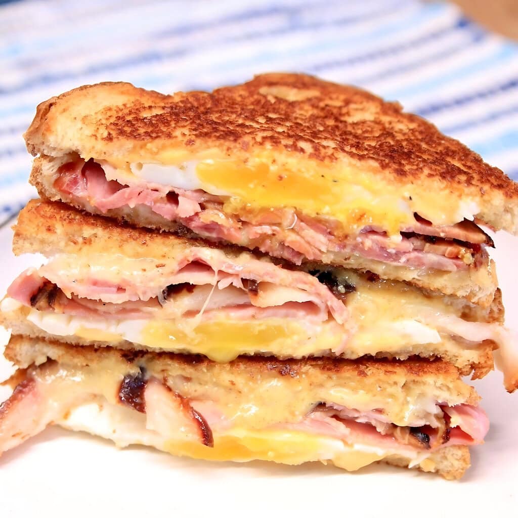 Monster Breakfast Sandwich