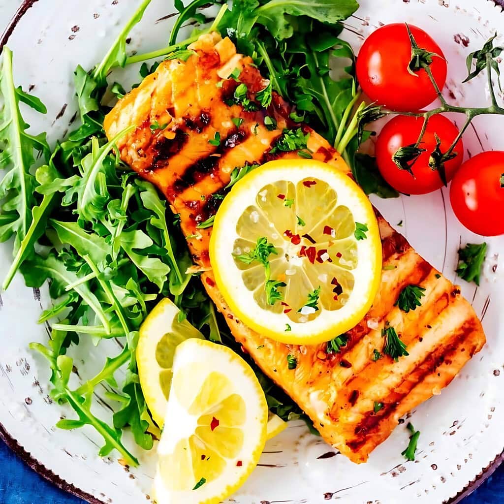 Ninja Foodi Grill Salmon