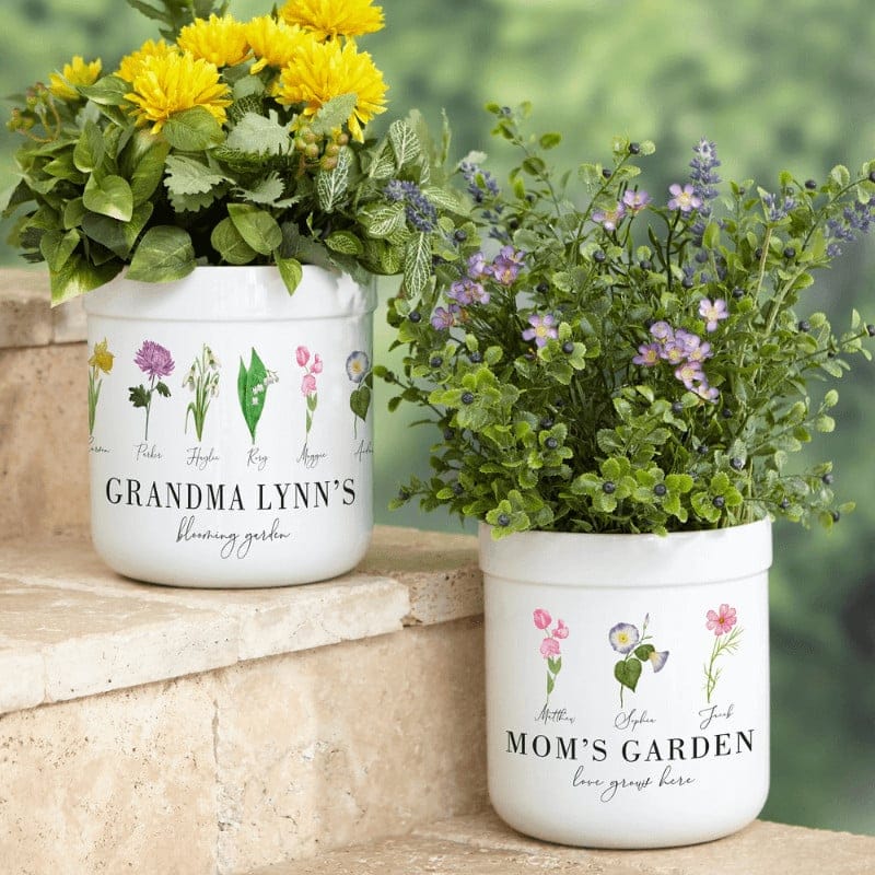 Personalized Outdoor Flower Pot