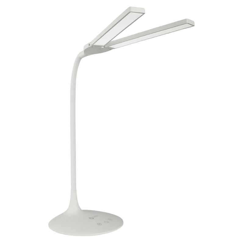 Pivot LED Desk Lamp with Dual Shades