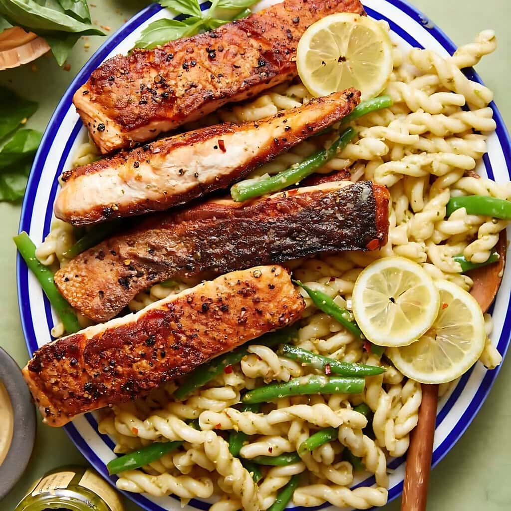 Salmon Pasta Without Cream