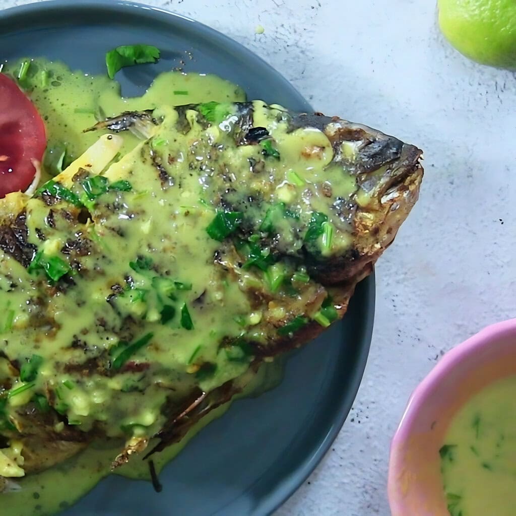 Samaki Wa Kupaka Grilled Fish In Coconut Sauce