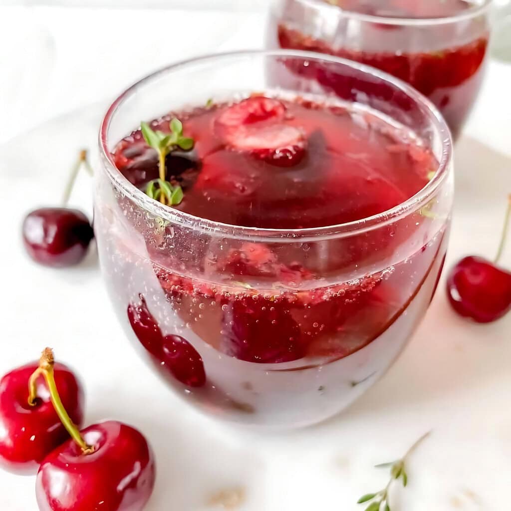 Sparkling Cherry Mocktail