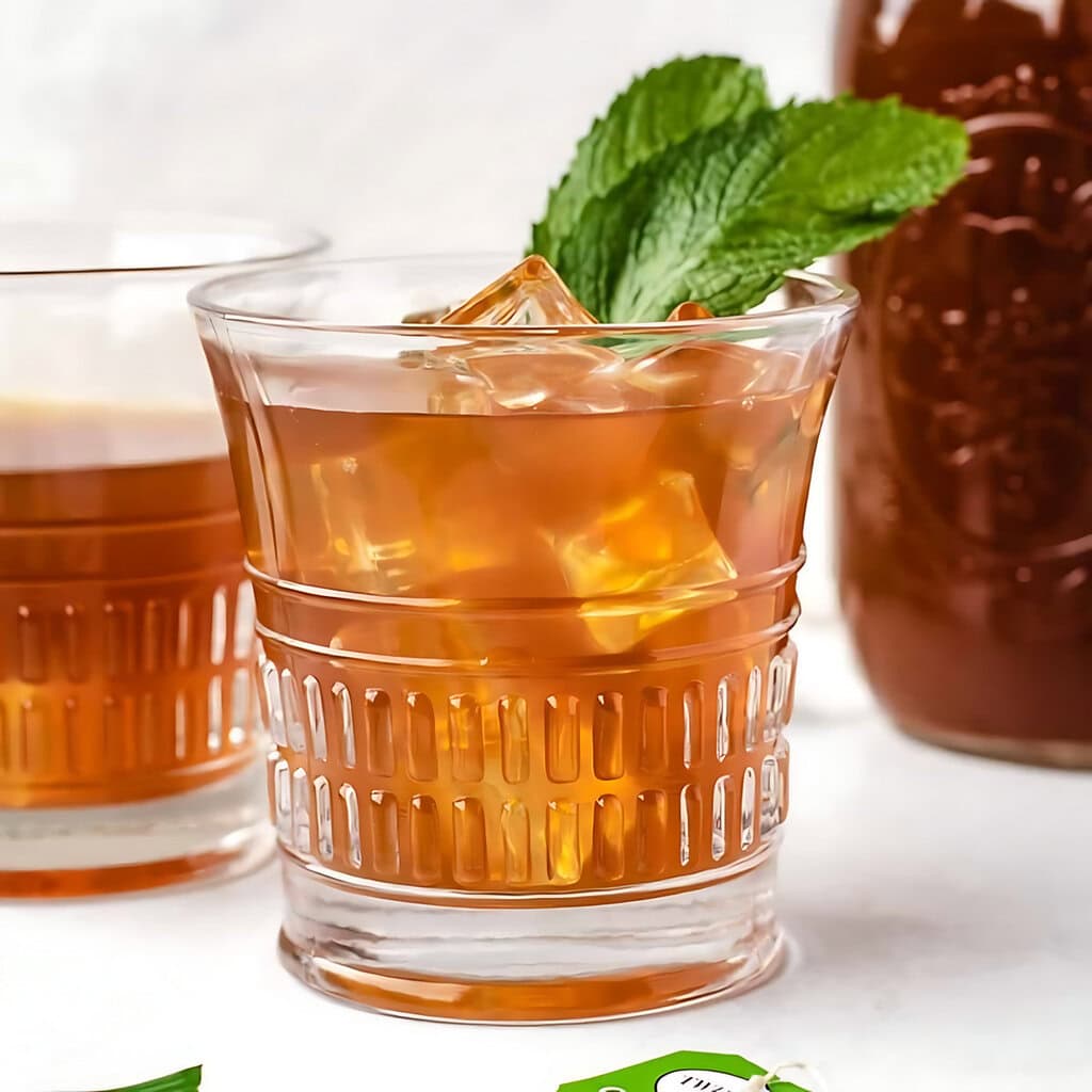 Sweet Mint Iced Tea Paleo Friendly