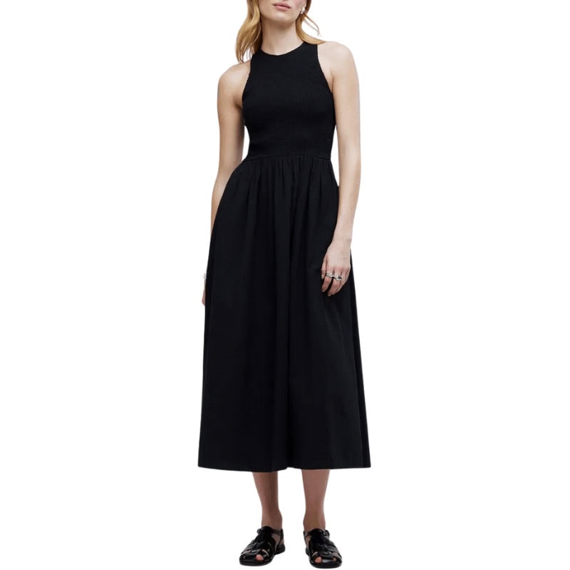The Melody Smocked Sleeveless Midi Dress
