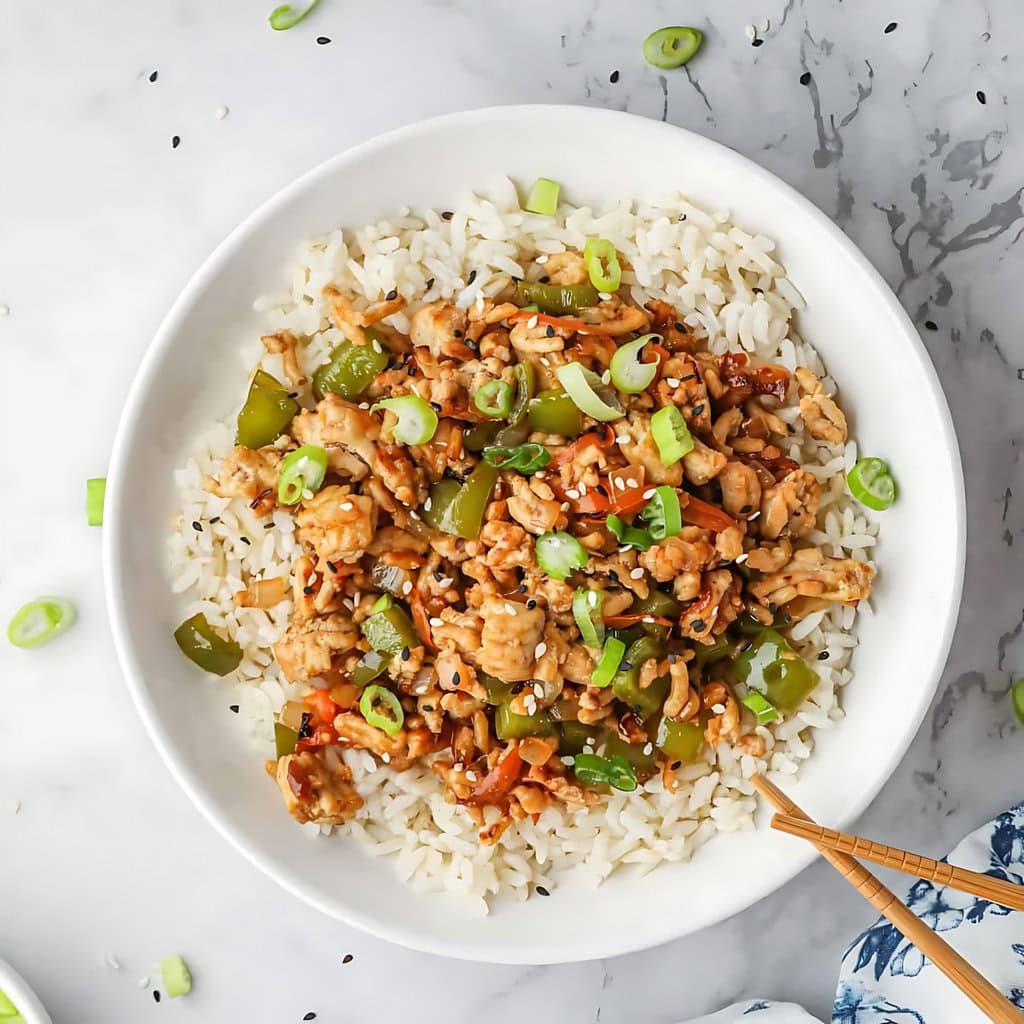 Turkey Teriyaki Cauliflower Rice Bowls
