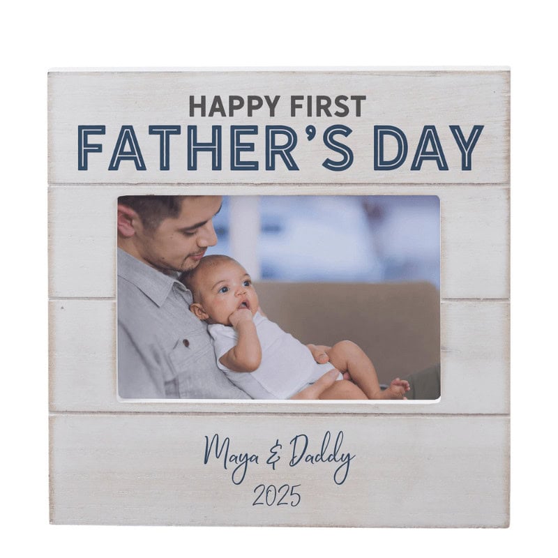 First Father's Day Personalized Picture Frame