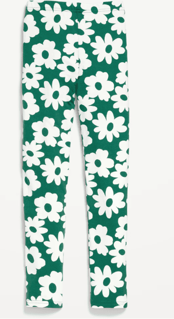 Old Navy printed leggings for girls on clearance