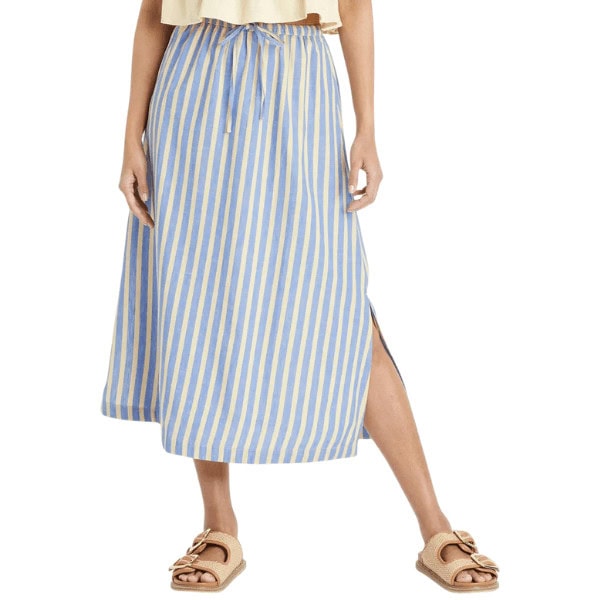 Tie-Front Midi A-Line Skirt - Target Clearance Outlet