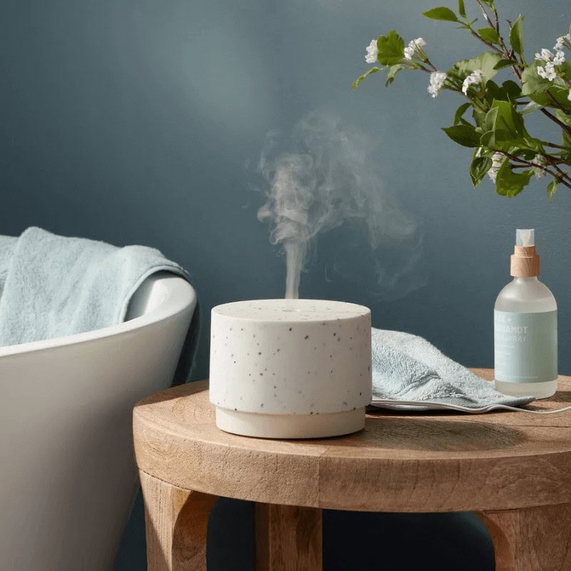 White Terrazzo Mini Diffuser - 13 Thoughtful Gifts To Cheer Someone Up