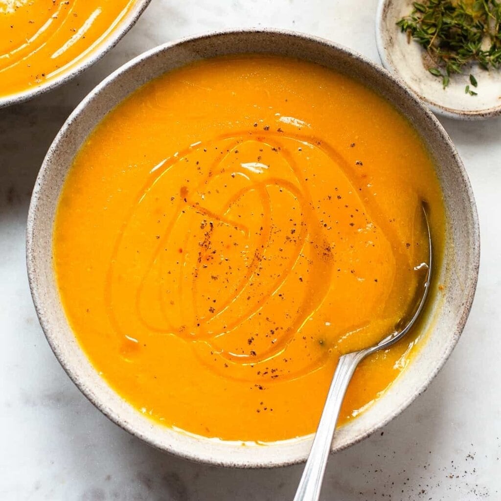 3 Ingredient Butternut Squash Soup In Vitamix
