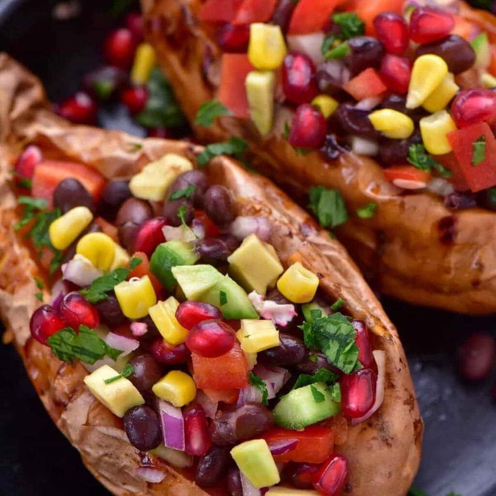 Air Fryer Baked Sweet Potatoes