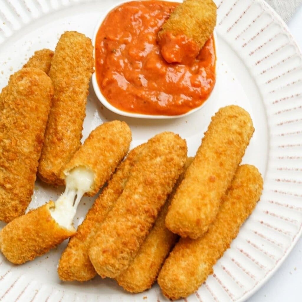 Air Fryer Frozen Mozzarella Sticks