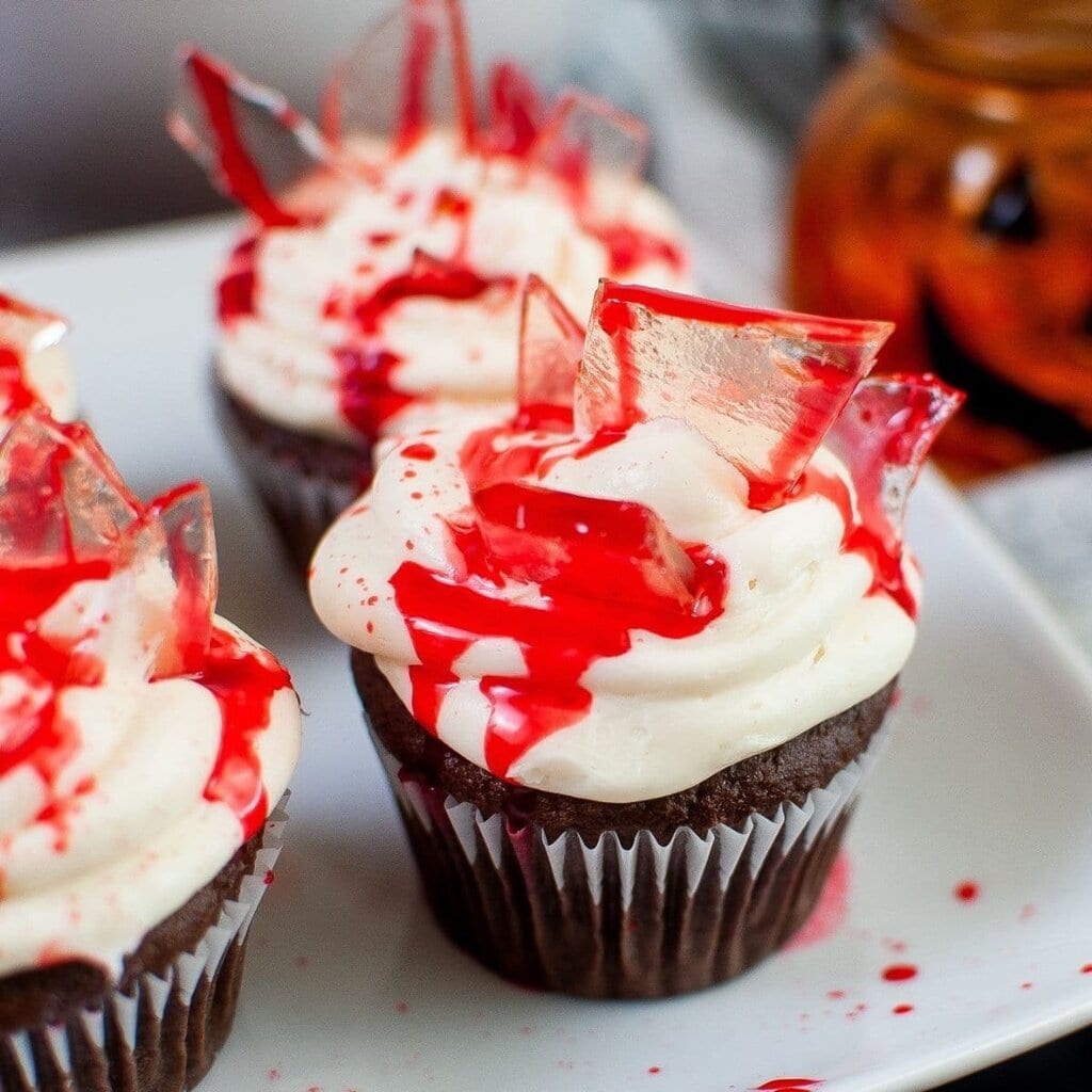 Bloody Cupcakes For Halloween Bloody Cupcakes For Halloween