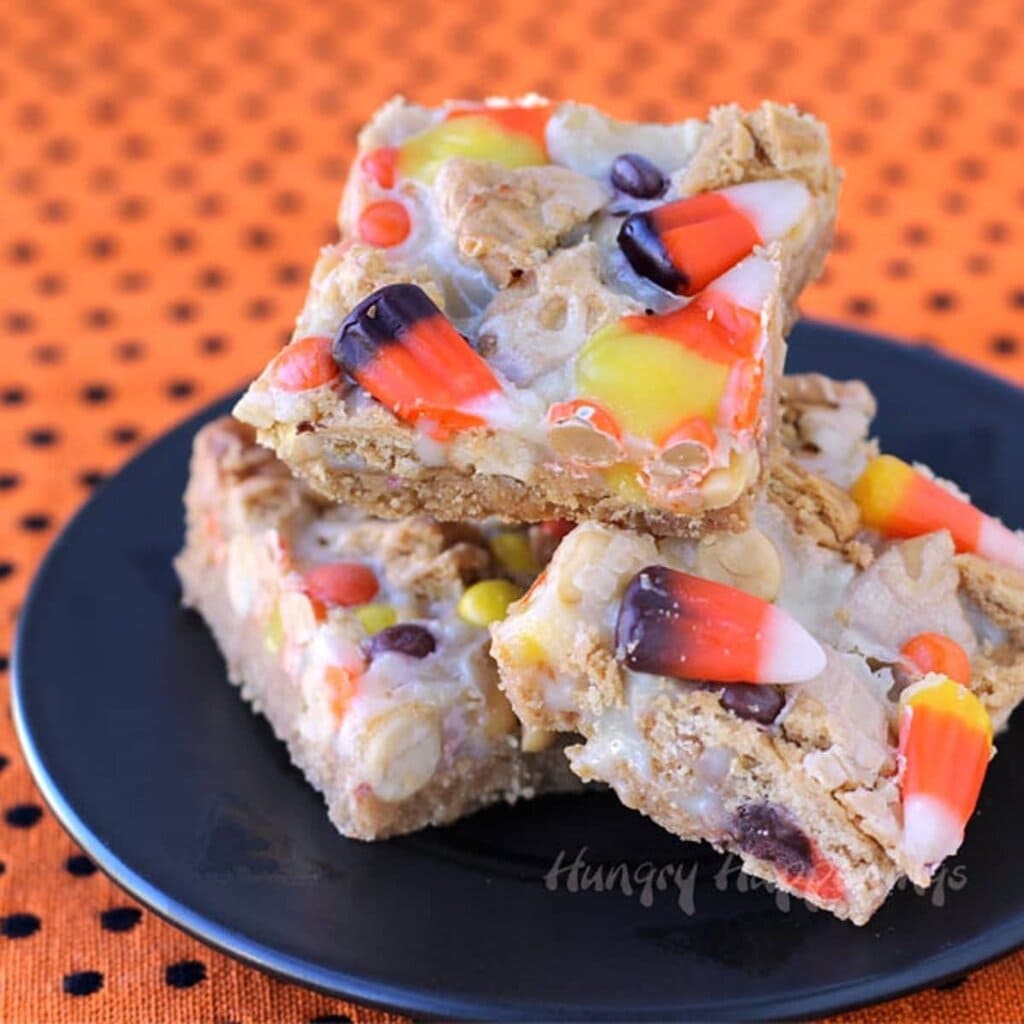 Candy Corn Magic Bars For Halloween Candy Corn Magic Bars For Halloween