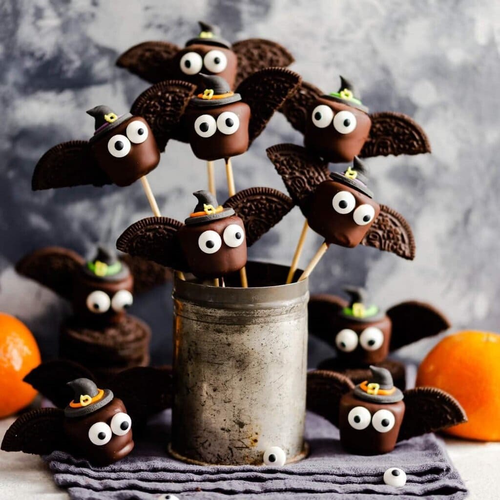 Chocolate Marshmallow Halloween Bats Chocolate Marshmallow Halloween Bats