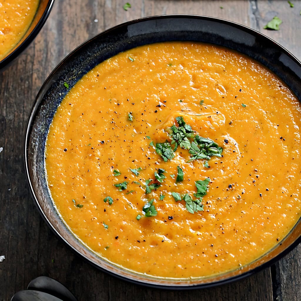 Creamy Carrot Cauliflower Soup Fall Weather