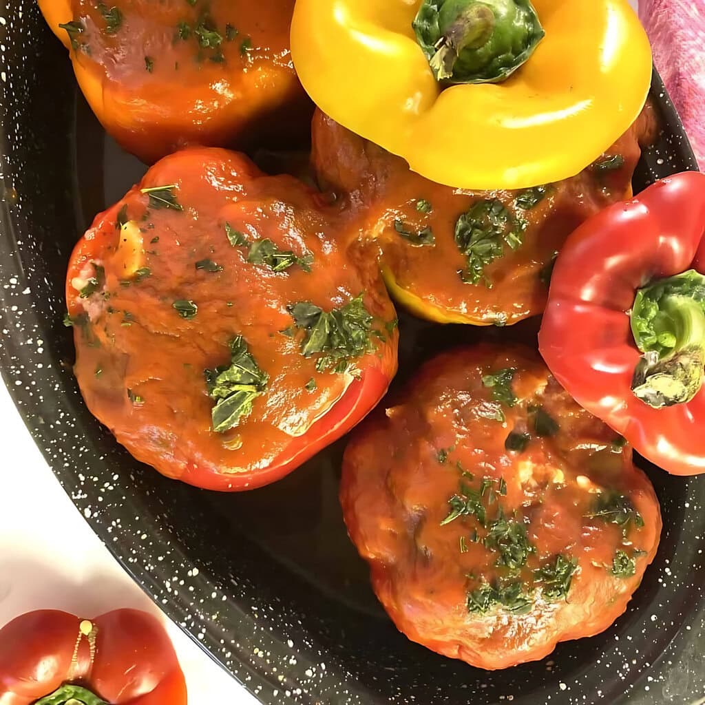 Easy Baked Stuffed Peppers