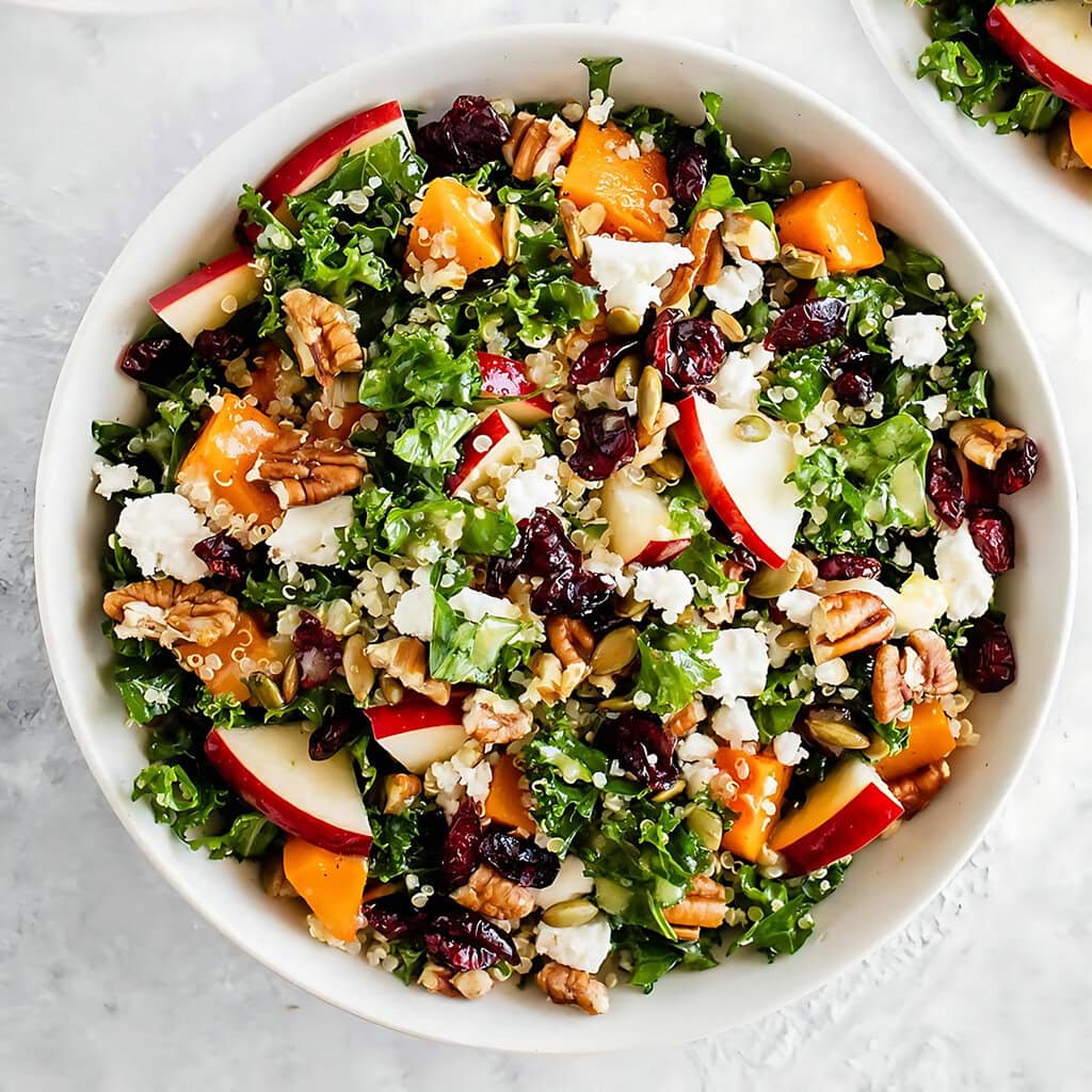 Fall Harvest Salad With Apple Cider Vinaigrette