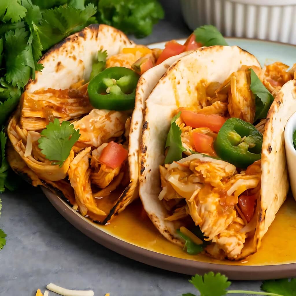 Instant Pot Chicken Tacos