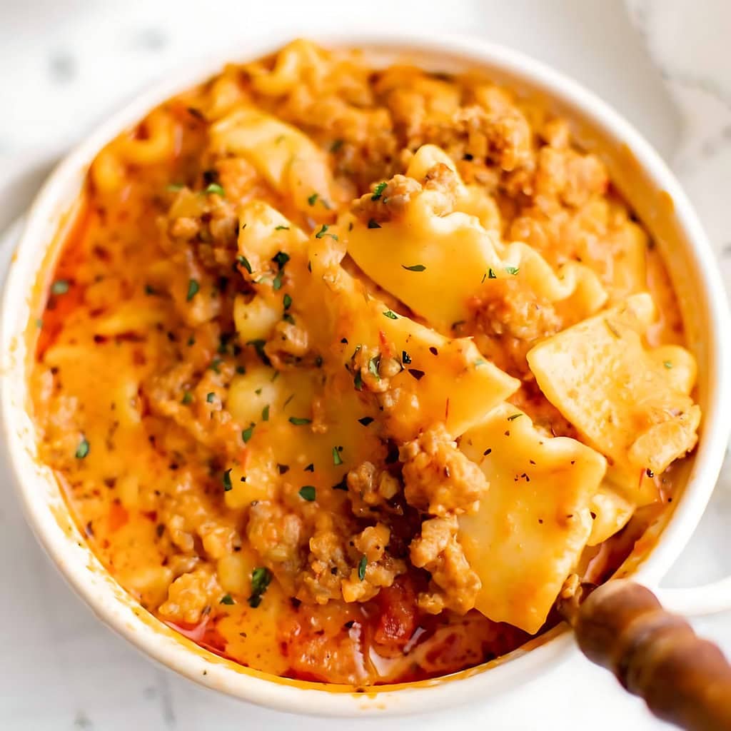 Instant Pot Lasagna Soup Recipe
