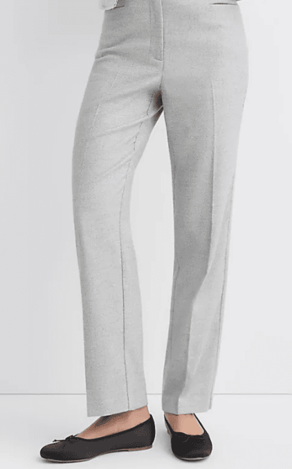 Parker Straight Pants in Shimmer Herringbone