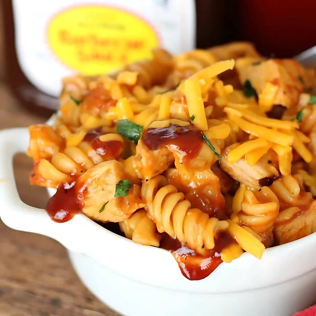 One Pot Bbq Chicken Pasta